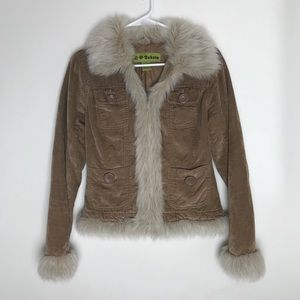 BB Dakota Faux Suede & Fur Jacket